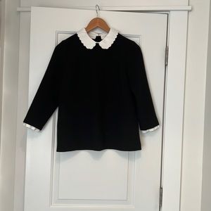 Sezane top black size 38/6